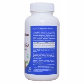 Ved Tattva Moringa Leaf Extract Tablets,500mg Tablets, 120 count, Moringa Oleifera Tablets