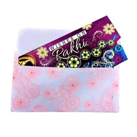 Almoda Creations 3 Panchdhatu Rakhi for Brother, Rakhi Greeting Card, Cadbury Celebrations Festive Chocolate Gift Box, Tilak Pouch & Kalawa Roll, Personalized Gift Message