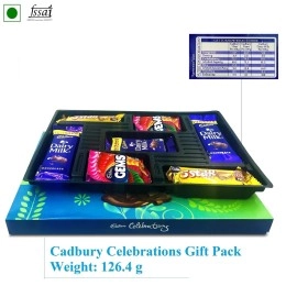 Almoda Creations 3 Panchdhatu Rakhi for Brother, Rakhi Greeting Card, Cadbury Celebrations Festive Chocolate Gift Box, Tilak Pouch & Kalawa Roll, Personalized Gift Message