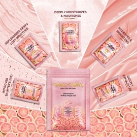 Vedic Valley Certified Natural Detan Manicure & Pedicure Kit | Repairs Cracked & Dry Heels | With Organic Actives for deep Moisturization| 75 gm Each (Guava & Chilli, (Pack of 1))