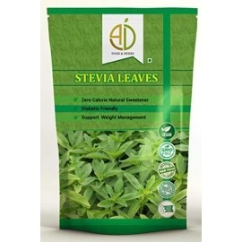 A D FOOD AND HERBS & Organic ried Stevia/Stevia Rebaudiana Herbal Leaves 50 Gms