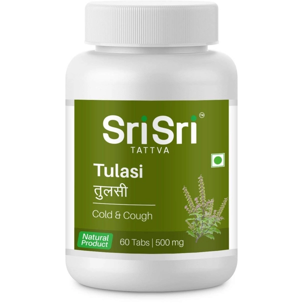 Sri Sri Tattva Tulasi, 60 Tabs | 500mg (Pack of 2)