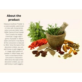 Pack of 2-SKM Kabasura Kudineer Powder(2X100g) |GMP Certified & ISO-9001 Manufacturing Company|New Sealed Bottle