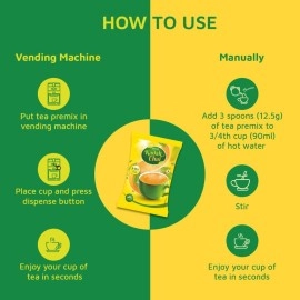 ATLANTIS Kadak 3-in-1 Cardamom Tea Premix Powder | 1KG Pack | No Milk, Sugar Required