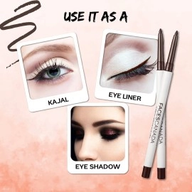 FACESCANADA Faces Canada Twist Eye Kajal Liner, Brown 02,