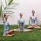 Zart Set of 3 Different Yoga Posture Lady Statue Figurine for Home Table Top Living Room Hall Bedroom Shelf Decoration - Yoga Statue in Decor