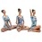 Zart Set of 3 Different Yoga Posture Lady Statue Figurine for Home Table Top Living Room Hall Bedroom Shelf Decoration - Yoga Statue in Decor
