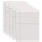 Lakeer A4 Ruled White Project Sheets Loose Leaf Filler Paper, 100 Sheet, 11.3 x 8.7 Inch, (Both Side Ruled), For Art & Craft, Project, Presentation, Etc,