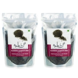 Alif Premium Kashmiri Namkeen Tea 500g,(250gx2) Noon Chai, Pink Tea, Sheer Chai, Samovar Tea
