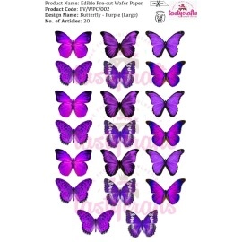 Encrust Ventures Tastycrafts Pre-Cut Wafer Paper | Edible Pack of 3