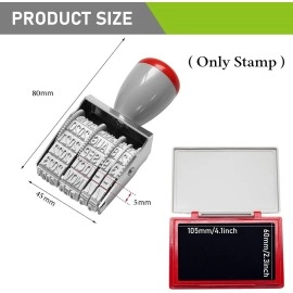 NSSP Dater Stamp (Without Pad/Manual/Rolling Bands)(Pack of-1)