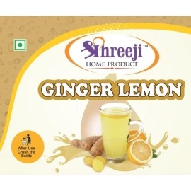 Shreeji Ginger Lemon Syrup Mix with Water for Making Juice Pet Bottle, Syrup, 750 Ml