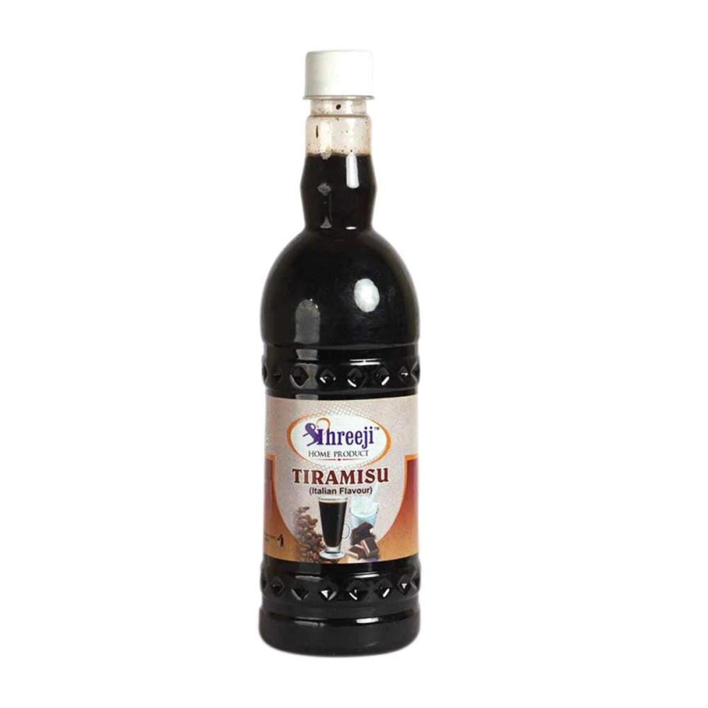 SHREEJI Tiramisu Syrup Mix with Milk for Making Milkshake Pet Bottle, 750