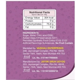 SHREEJI Kala Khatta Syrup Mix with Water for Making Juice Pet Bottle,Liquid, 750