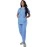 UNIFORM CRAFT Womens Scrub Suits DSVX || 4 pocket scrubs | Ideal for doctors, dentists, vets, nurses & healthcare professionals (Ocean Blue, L)