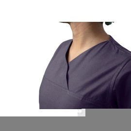 UNIFORM CRAFT Womens Scrub Suits DSVX || 4 pocket scrubs | Ideal for doctors, dentists, vets, nurses & healthcare professionals (Grey, M)