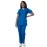 UNIFORM CRAFT Womens Scrub Suits DSVX || 4 pocket scrubs | Ideal for doctors, dentists, vets, nurses & healthcare professionals (Island Blue, S)