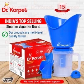 Dr. Korpet 3 in 1 vaporizer steamer for cough,cold and facial, inhaler & steamer for cold and cough - Blue