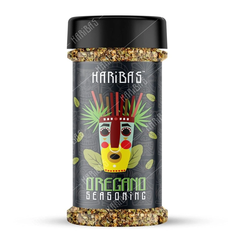 HARIBAS Dry Oregano Flakes Seasonings 100grms, Aromatic Spicy Dried Pizza Pasta Seasoning