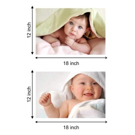 KARTMEN Paper Abstract Poster, Multicolour, Cute Similing Baby Boy, 12x18 Inch