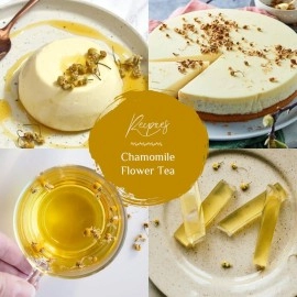 BLUE TEA - Chamomile Tea For Sleep - 250gm - 250 Cups || CALMING TEA || Sleep Support - Herbal Tea - Caffeine Free - Flower Based - Non-Bitter - Non-GMO - Natural | Featured In Shark Tank | Zipper