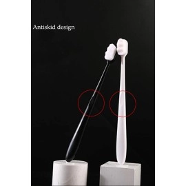 hongjin Extra Soft Toothbrush, Ultra Soft-bristled Adult Toothbrush Micro Nano 15000 Floss Bristle Good Cleaning Effect for Sensitive Teeth Oral Gum Recession