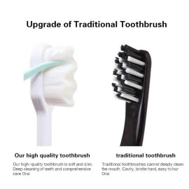 hongjin Extra Soft Toothbrush, Ultra Soft-bristled Adult Toothbrush Micro Nano 15000 Floss Bristle Good Cleaning Effect for Sensitive Teeth Oral Gum Recession
