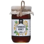 Vanalaya Turmeric honey infused with turmeric extract for immunity boosting and Digestion 500gm