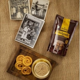 Continental Malgudi Filter Coffee 500gm Pouch (PACK OF 2) | (80% Coffee - 20% Chicory) | Traditional South Indian Filter Coffee Powder | Freshly Roasted Ground Coffee | 500gm*2-1kg