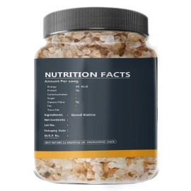 Farm & Farmers Gond Katira Tragacanth Gum 400g | Natural Body Coolant & Digestive Booster | Premium Quality Edible Gum for Summer Drinks, Desserts, Sharbat, Falooda, Smoothies & Ayurvedic Wellness