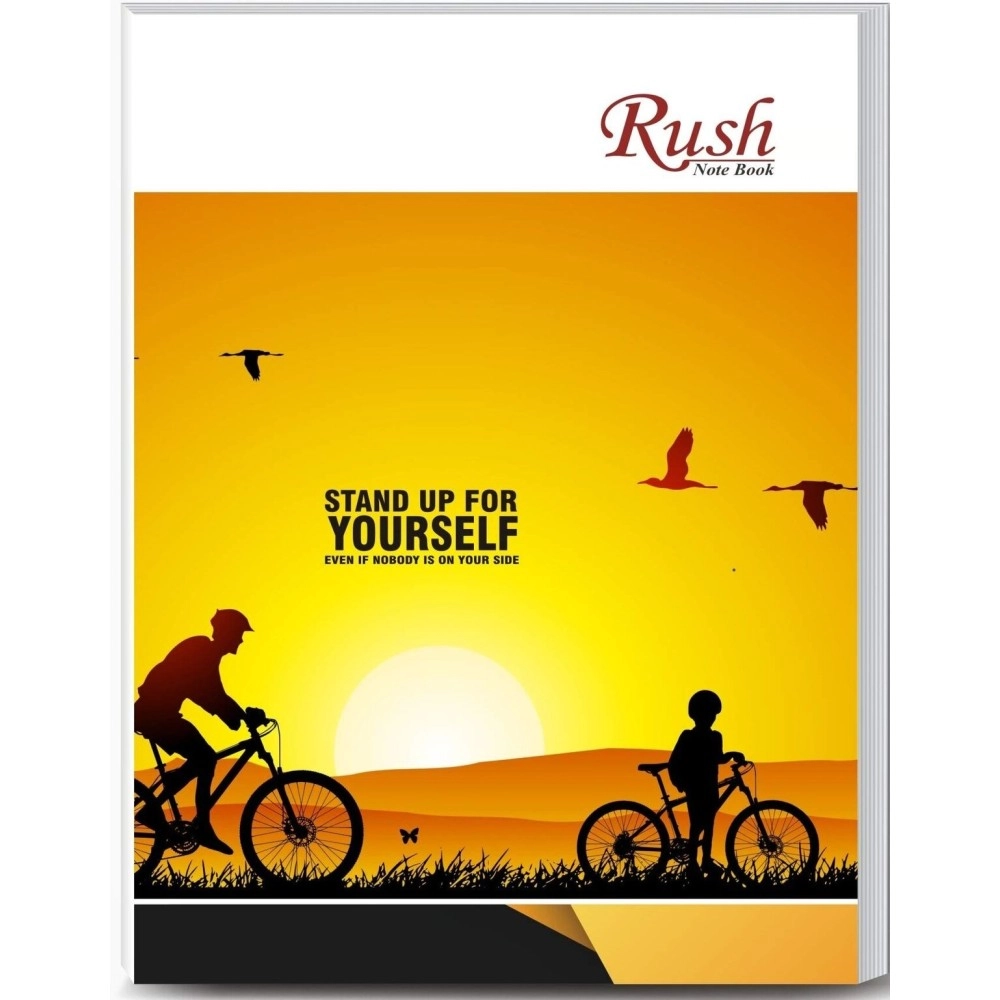 Rush 452 Pages A4 Size Notebook - Single Line Ruled (29 x 21 cm) | Ruled notebooks for Writing | Register Notebook for Students | Pack Set of 1 | Copy for Students
