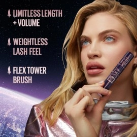 Maybelline New York Sky High Waterproof Mascara Makeup, Volumizing, Lengthening, Defining, Curling, Multiplying, Buildable Formula, Very Black, 1 Count