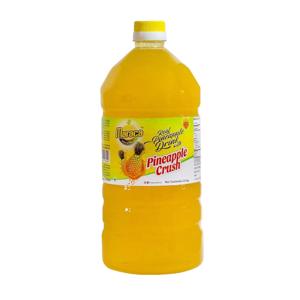 Maraca Natural Drink | Pineapple Squash | Pineapple Juice Syrup | Pineapple Concentrate (2.6 Kg)