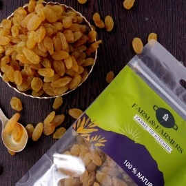 Farm And Farmers Organics Raisins Kismis, 900 gm