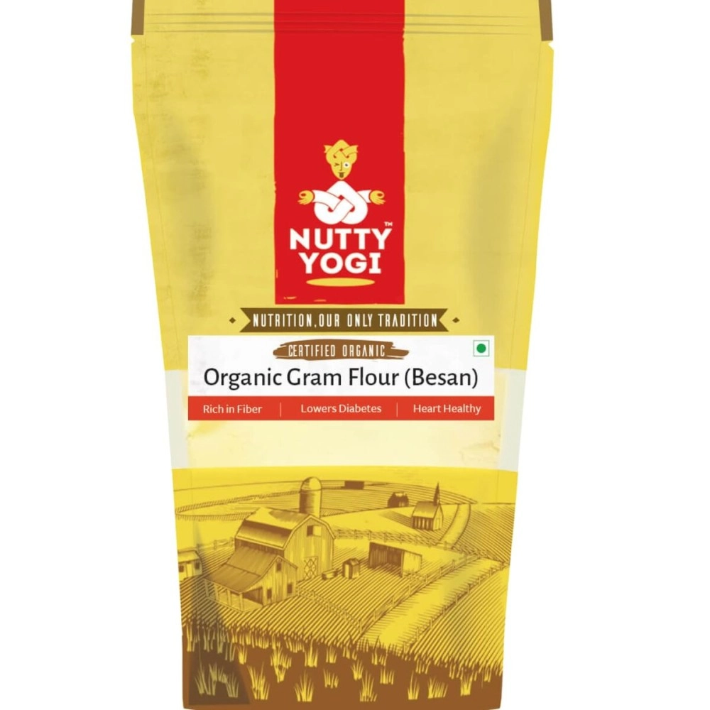 Nutty Yogi Horse Gram Flour, Kulthi, Kulith Aata, High Protein - 400gm (Pack of 1)