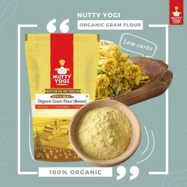 Nutty Yogi Horse Gram Flour, Kulthi, Kulith Aata, High Protein - 400gm (Pack of 1)
