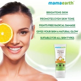 Mamaearth Vitamin C Radiance Combo(Vitamin C Face Wash 1ml + Face Serum 3g)