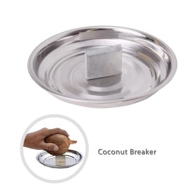 faas Coconut Breaker Stainless Steel (Heavy Duty) (Pack of 1)