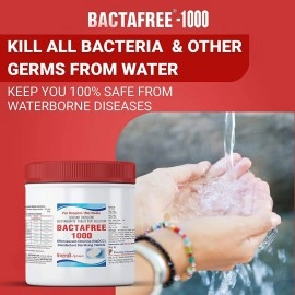BACTAFREE Chlorine Tablets for Water Tank | Purify 1000 Litres per Tablet, 150 Tablets | Water Purification Tablet, Overhead & Underground Water Cleaning | Effervescent Disinfectant Tablets, Pack of 1