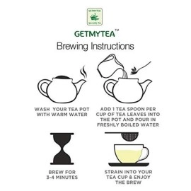 Getmytea Earl Grey Leaf Tea Can 100g | High Aroma Bergamot Tea | Natural Citrus flavour | Black Leaf Earl Grey Tea Can | Serve Hot or Cold | 100g can (50 Plus Cups)