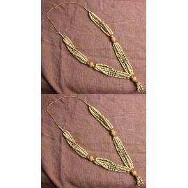 Ethnic Karigari Mala Garland for Photo Frames and Gods Idols (2, Chandan B)