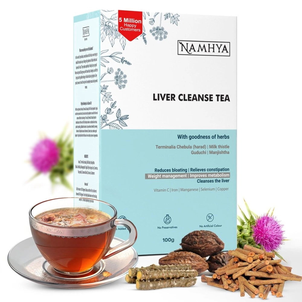 Namhya Liver cleanse Tea with Harad Milk Thistle (Loose Leaves)