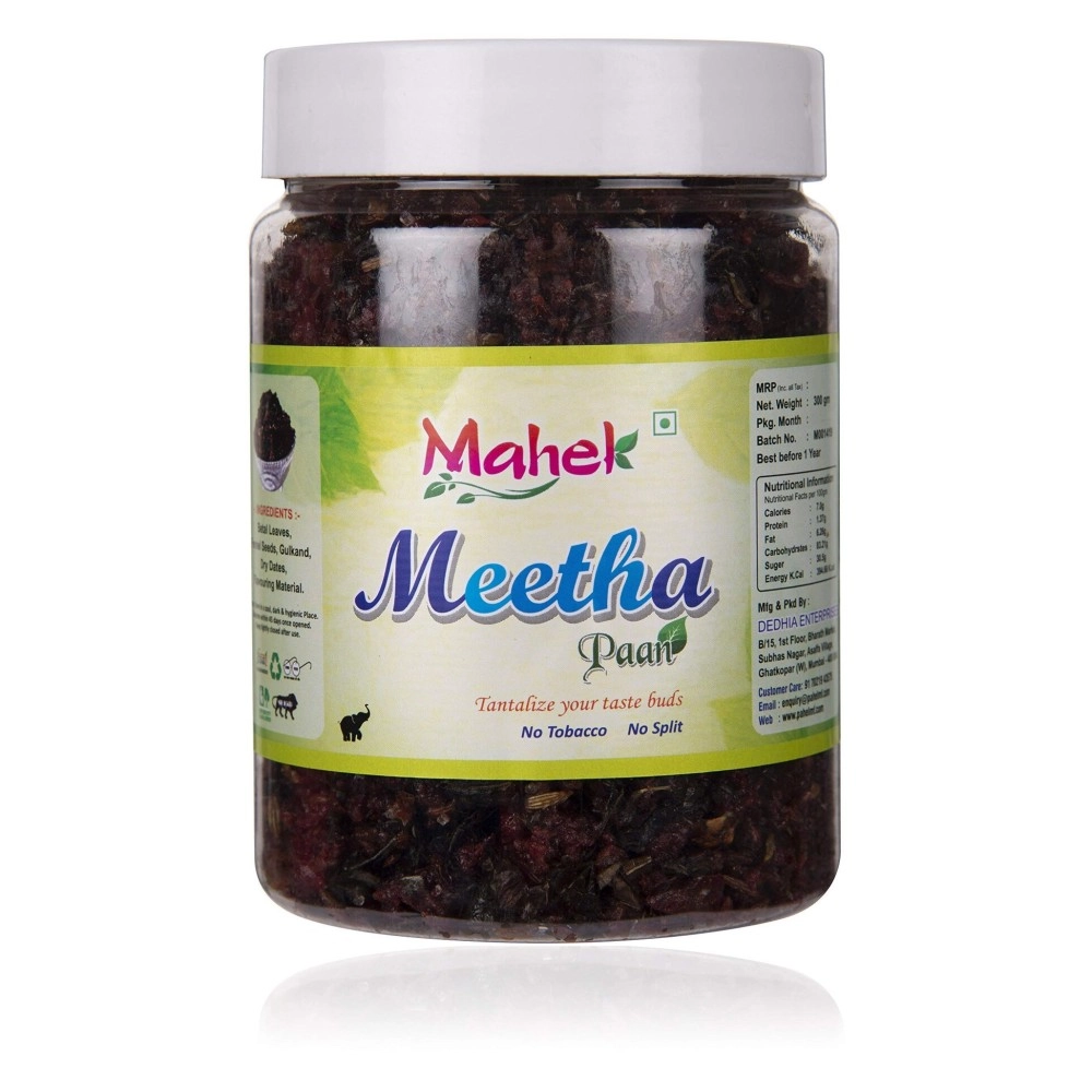 Mahek Meetha Paan Mukhwaas,| Sweet Paan Hygienically Packed Traditional Mukhwas | Mouth Freshener Combo of 3 Jar, (300 Gm x 3)