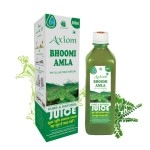 Axiom Bhoomi Amla Herbal Juice 500 ml | Healthy Liver | Helps In Digestion | Boost Immunity | 100% Natural WHO-GLP,GMP, Certified Product |