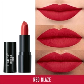Lakm Cushion Matte Lipstick, Red Blaze, 4.5 g