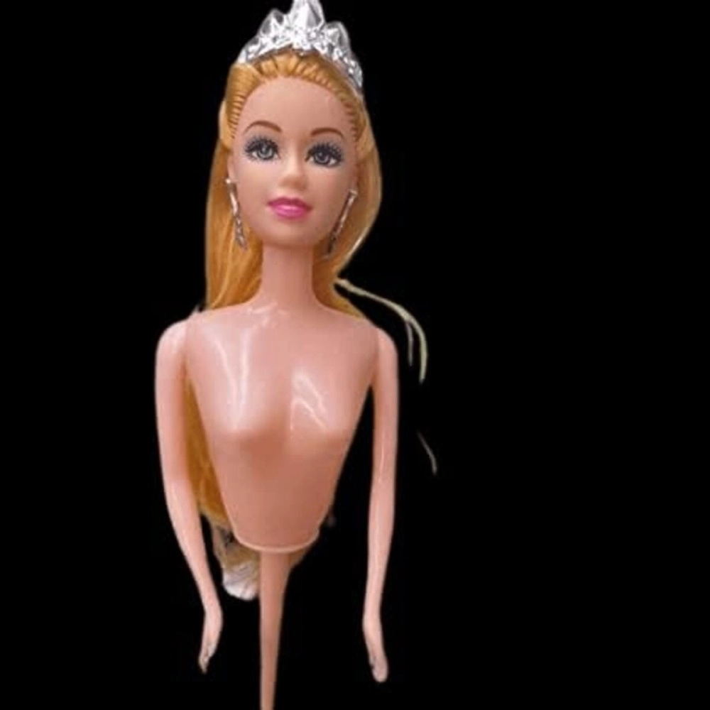 Royals Plastic Doll Topper for Birthday Cake , 2pc, Random Colour