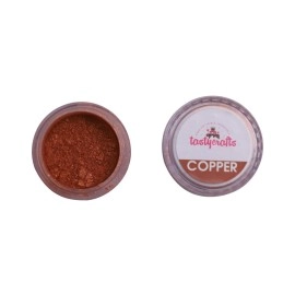 Encrust Ventures Tasty crafts Luster Dust | Pearl Dust | Edible Product for Cake Dcor | Sparkling Effect | topping | Glittering Shiner Dust | For Decorative Use, 4.25 gm - Copper