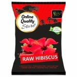 Online Quality Store 100% Pure Raw Dried Hibiscus_100g - The Green Herbs Organic Hibiscus Powder | Hibiscus Pure Herbal 100% Natural Raw & Dried Ayurvedic Powder for Face Pack