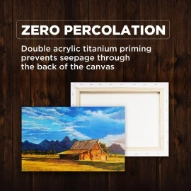 Fine Art Pidilite Fevicryl Canvas Pad, White (18 X 24) (1U - 10 Sheets)