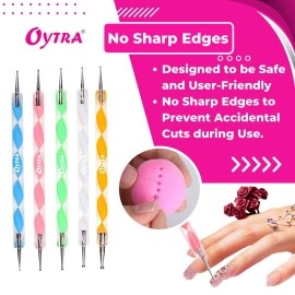 Oytra Mandala Dotting Tool Set 13 Piece for Clay Modelling Sculpting Shaping Nail Art Lippan Ball Embossing Acrylic Stylus Tools for Painting Sculpture Pottery Craft